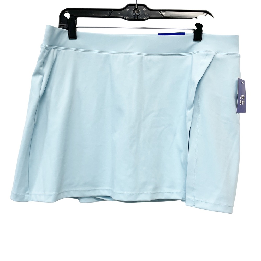 JoyLab Women's Light Blue High-Rise Athletic Wrap Skort Size Large